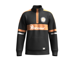 Men Half Zip Sweatshirt With Kangaroo Pocket | Marvelous / Clo3d / obj / fbx