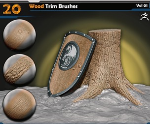 Wood Trim Brushes | Vol.01