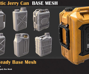 25 Jerry Can Base Mesh - VOL 32