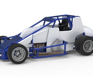 Pavement Silver Crown Car Scale 1:25