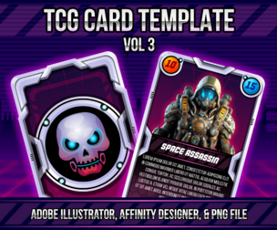 Sci-fi TCG Card Game Template