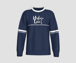 Men Printed Navy Blue Sweatshirt | Marvelous / Clo3d / obj / fbx