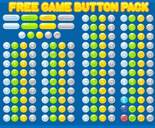 Free Game UI Button Pack – Casual & Kids Games​