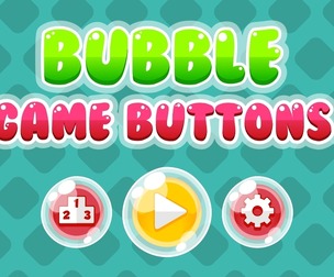 Free Bubble-Themed Game Buttons – Casual & Puzzle Games