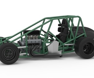 Pavement Silver Crown Car Base Scale 1:25