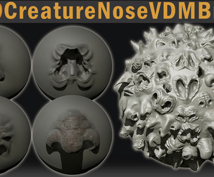 +50 Creature Nose VDM Brushes – Vol.1