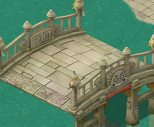 Cartoon version - stone bridge