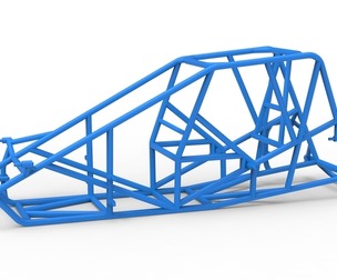 Frame of Silver Crown Car Scale 1:25