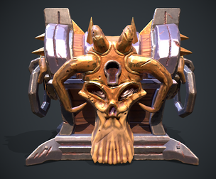 Stylized Demon Chest