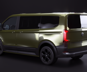 VW T7 Caravelle PanAmericana 2026 - 3 LODs PBR