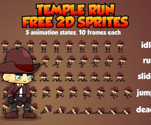 Free Endless Runner Character Sprite