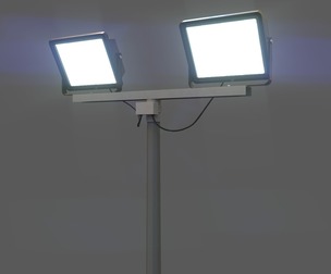 PBR LED Lamp Outdoor Floodlight Pole