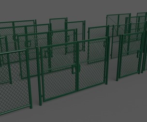 PBR Chain Link Fence For Court F