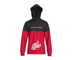 Men Printed Pocket Hoodie With Patch | Marvelous / Clo3d / obj / fbx