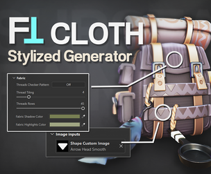 Stylized Texture Generator for Substance Painter / FT Cloth