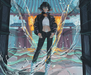 The gates. My OC Black.