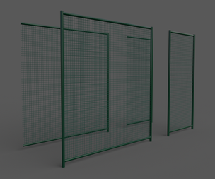 PBR Chain Link Fence For Court B