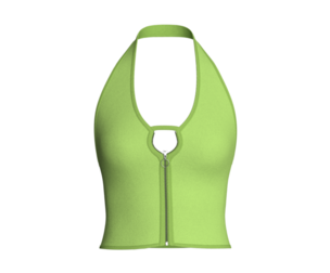 Girls Cropped Zip Top | Marvelous / Clo3d / obj / fbx