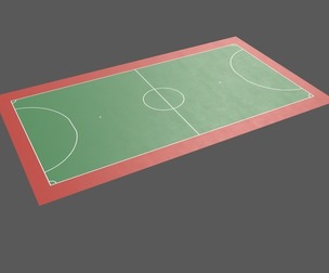 PBR Soccer and Football Court Floor