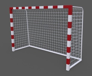 PBR Soccer Football Goal Post Z
