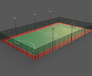 PBR Modular Outdoor Soccer and Football Court