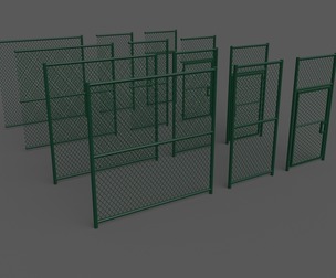 PBR Chain Link Fence For Court C