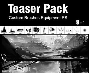 Teaser Pack - Custom Brushes for Photoshop