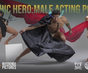 1620+ Mythic Hero Male Acting Poses