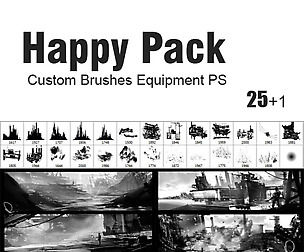 Happy Pack - Custom Brushes for Photoshop