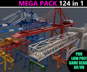 PBR Gantry Cranes - Mega Pack