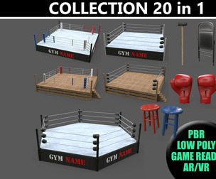 PBR Modular Boxing and Wrestling Rings Collection