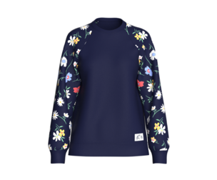 Girls Flower Print Raglan Sleeve Sweatshirt V2 | Marvelous / Clo3d / obj / fbx