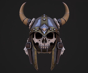 Fantasy Helmet 3D model