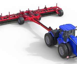Agricultural Tractor Wheeled Tillage