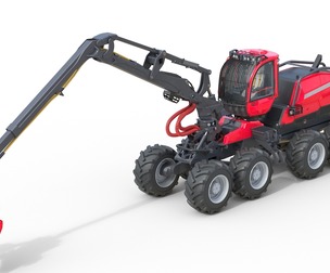 Forestry Wheeled Harvester