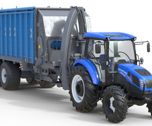 New Holland WorkMaster Tractor and Dump Trailer
