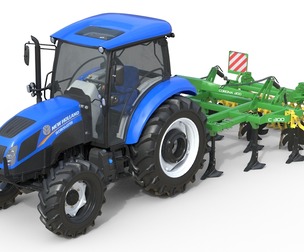 New Holland WorkMaster Tractor and Hybrid Field Cultivator
