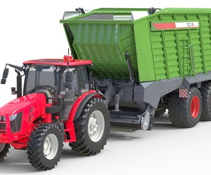 Tractor and Fendt Trailer