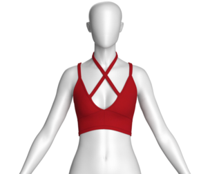 Girls Fashion Bralette V6 | Marvelous / Clo3d / obj / fbx
