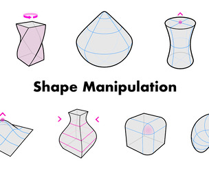 Drawing Practice Kit 2: Shape Manipulation