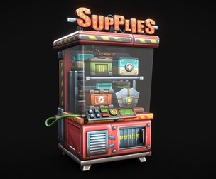 Stylized Supply Machine