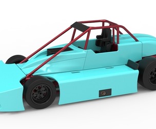 Experimental Pavement Silver Crown Car V3 Scale 1:25