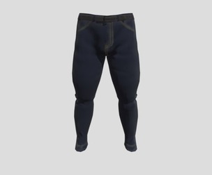 Men’s Jeans 3D Model for Games, Films & VRChat