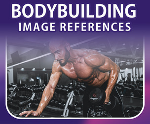 400 Bodybuilding Image Reference Pack - Vol 03