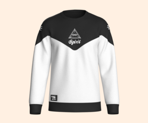 Men Printed Black And White Sweatshirt | Marvelous / Clo3d / obj / fbx