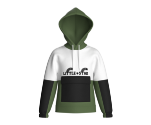 Kids Little Star Printed Hoodie With Pocket | Marvelous / Clo3d / obj / fbx