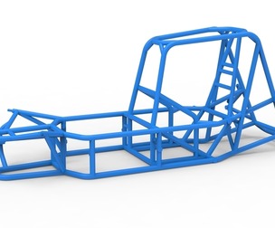 Frame of Silver Crown Car Version 2 Scale 1:25