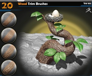 Wood Trim Brushes | Vol.02