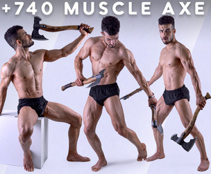 +740 Muscle Axe Image References - Vol 17