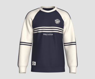 Men Raglan Printed Sweatshirt - WORLD ACTION | Marvelous / Clo3d / obj / fbx